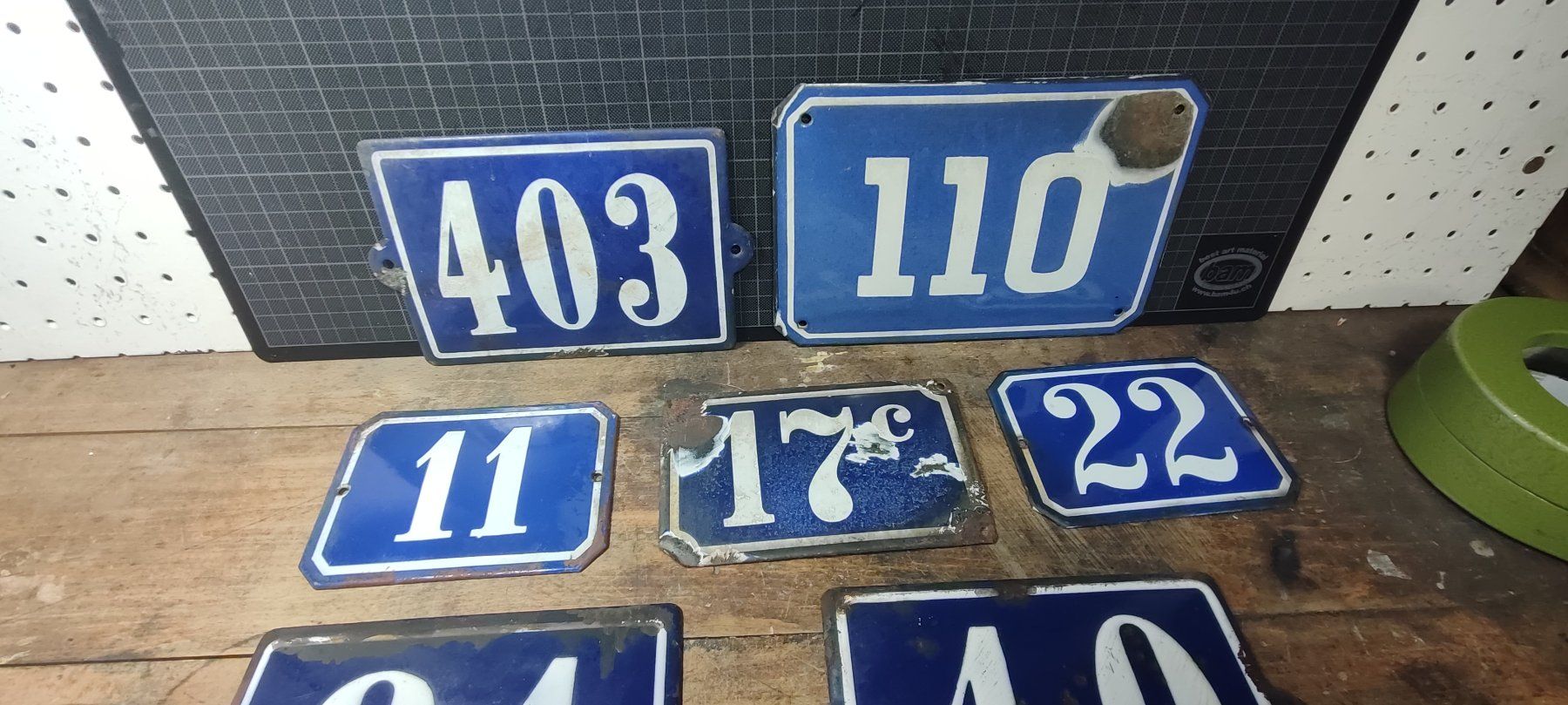 Insegne: Wunderschöne alte Hausnummern Achtung Stk.Preis – Usato da Gelterkinden venduto da MYSTOREFORYOU4460 2
