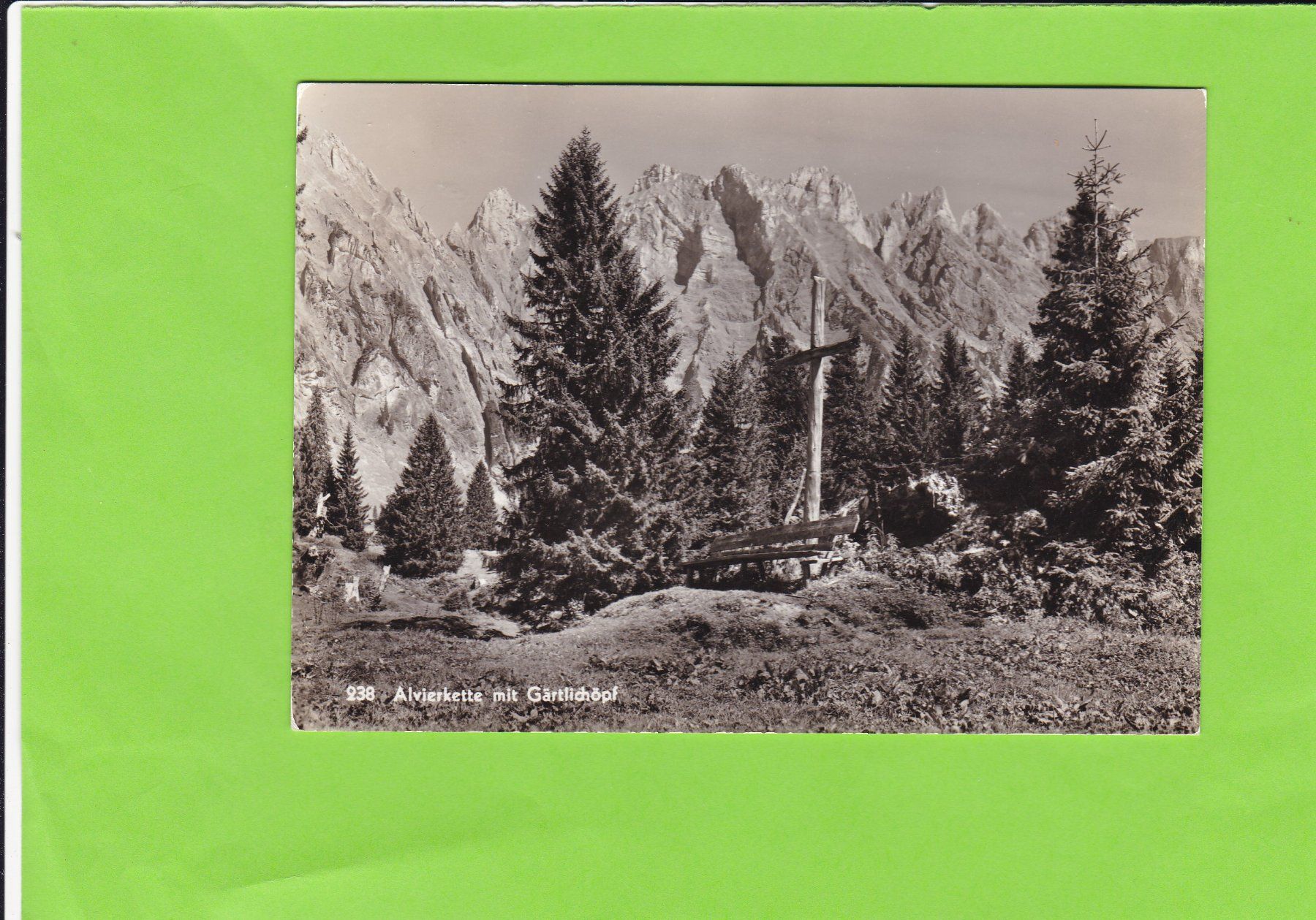 Cartoline postali: Alvierkette mit Gärtlichöpf – Usato da St. Peterzell venduto da neckertal