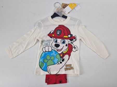Paw Patrol Pyjama für 3 Jährige weiss