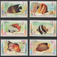 Timbre Ras Al Khaima poissons tropicaux
