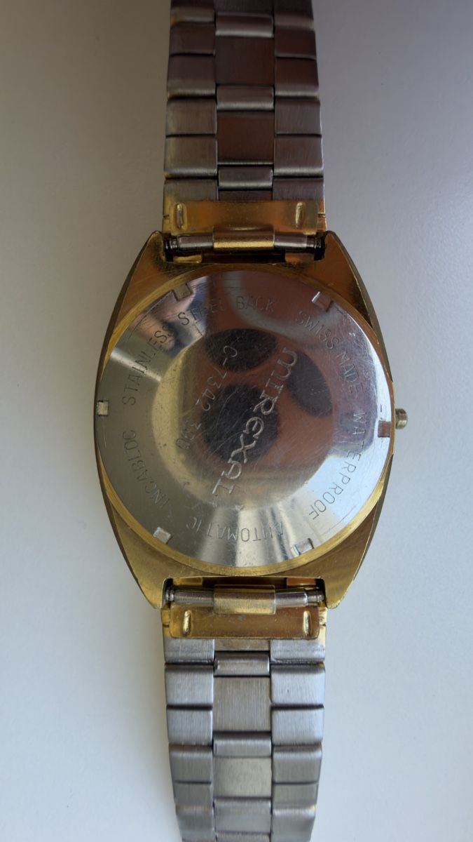 Mirexal Uhren: Mirexal Gehäuse Goldfarben, 35.7mm Breite – Gebraucht aus Zürich von Fidel59