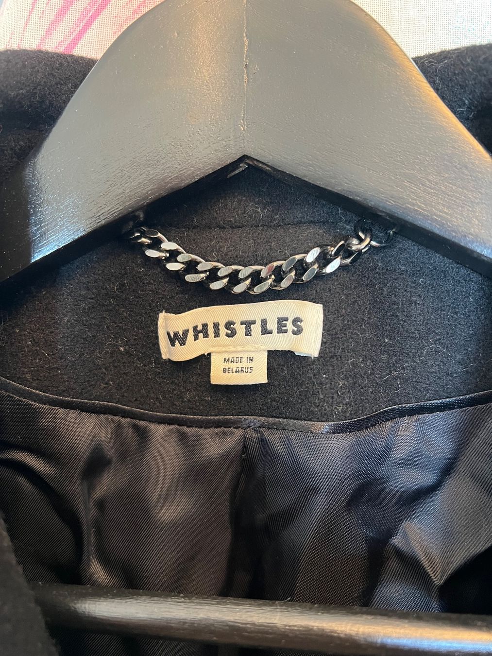 Cappotti: Manteau noir Whistle 42 – Usato da Neuchâtel venduto da Thesebootsaremadeforwalking 1