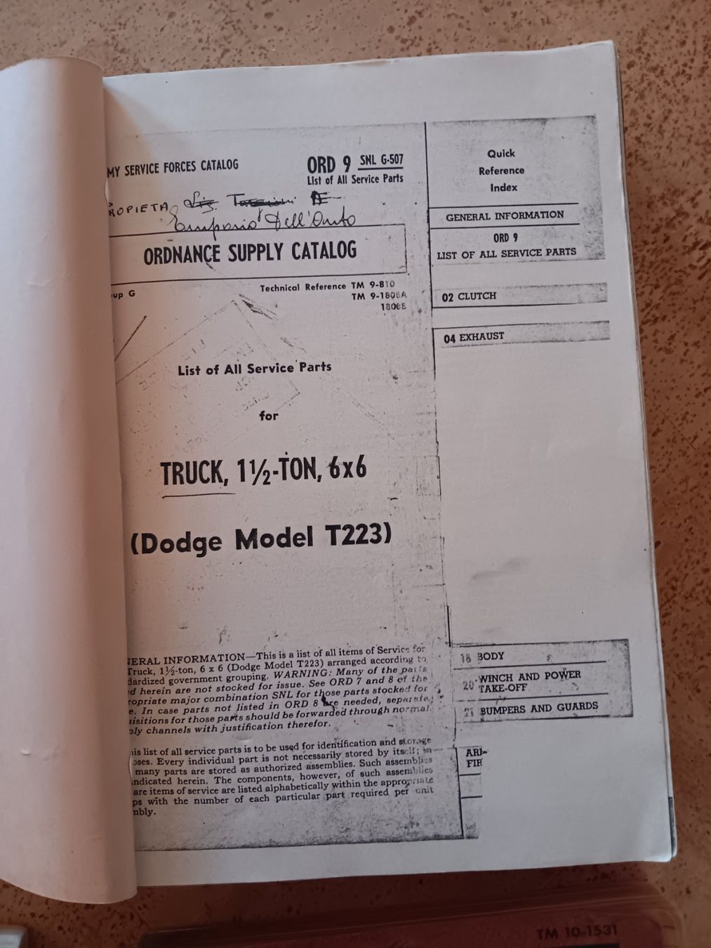 Bücher: Jeep und Dodge Handbücher – Gebraucht aus Turbenthal von Gmc6 5