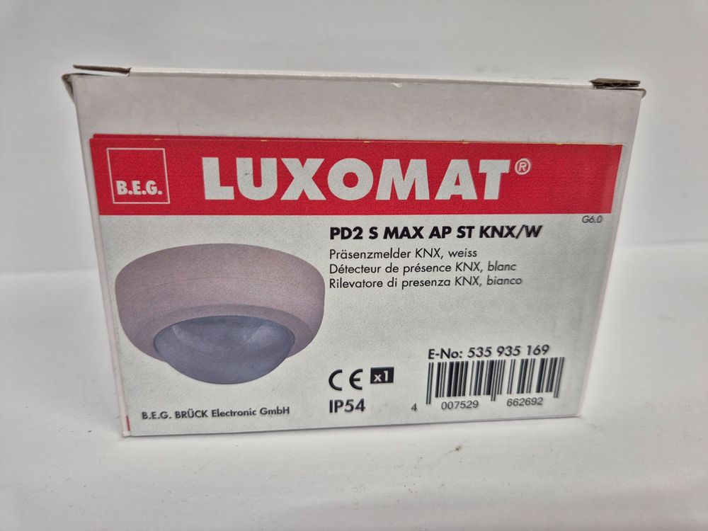 AP-Präsenzmelder Luxomat PD2 S MAX AP KNX, weiss ab 1 Franke (Neu ...