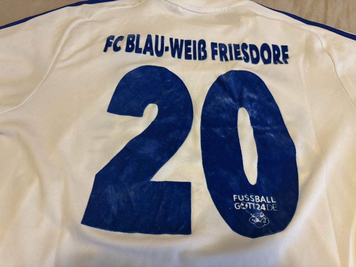 Adidas Canottiere & Pantaloni: Blau Weiss n20 maillot  – Usato da Le Grand-Saconnex venduto da focamix 3