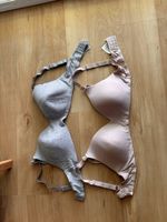 2 BH H&M Set in Grau und Beige Grösse 85D gebraucht
