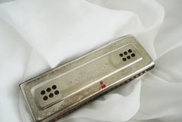 Messner Loreley Mundharmonika antik Wender Stahl-Bronze A 15