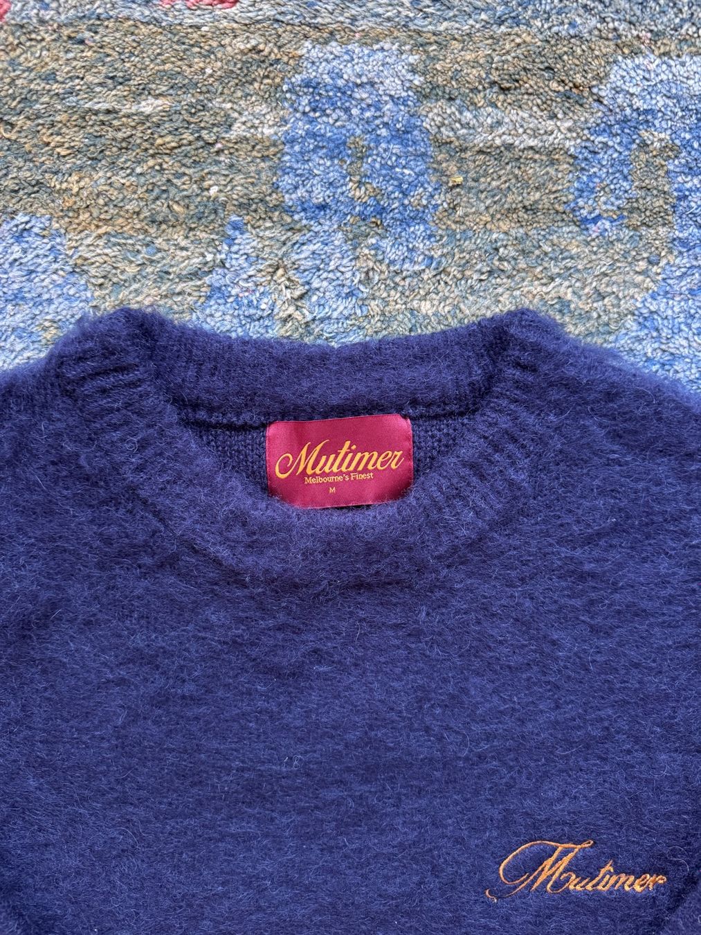 Pulls & Sweat-shirts: Mutimer Brushed Knit Crewneck Pullover Navy M – D'occasion à Zürich par got_65jg 1