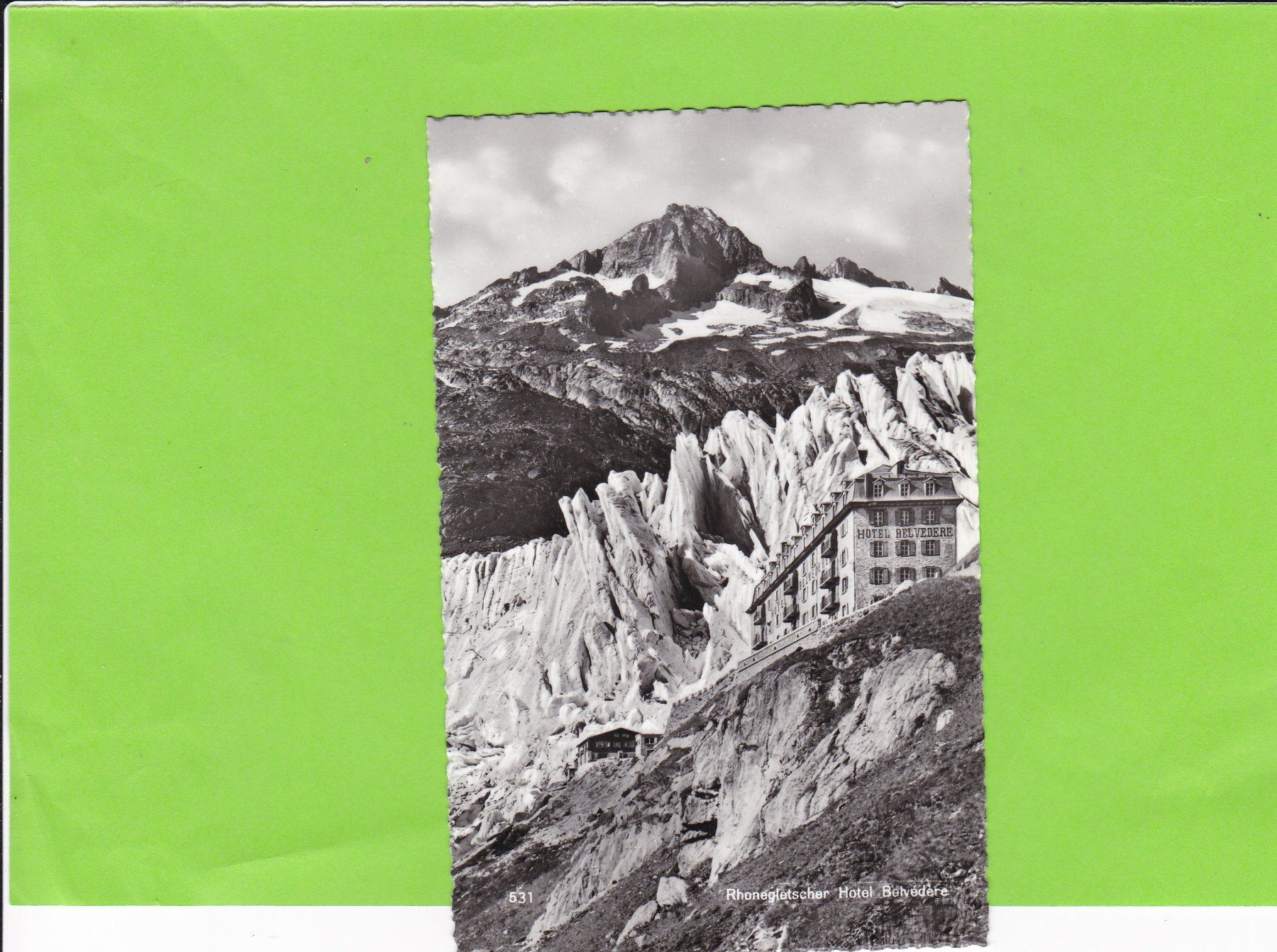 Cartoline postali: Rhonegletscher – Usato da St. Peterzell venduto da neckertal