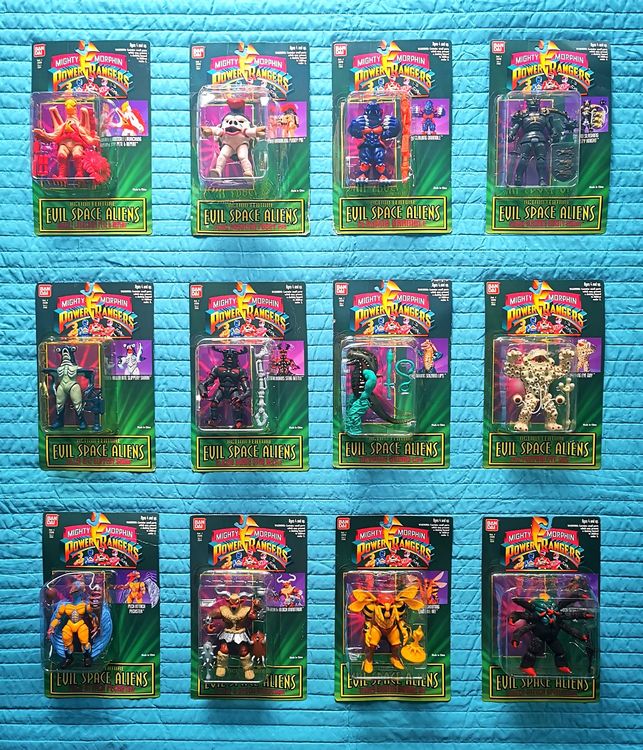 Power Rangers Aliens 1994 Originale Vintage Action Figuren (Neu und ...
