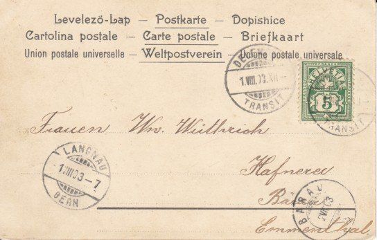 Cartoline postali: Segelschiff, 1903 – Usato da Zuerich venduto da OceanLinerPostcards 1