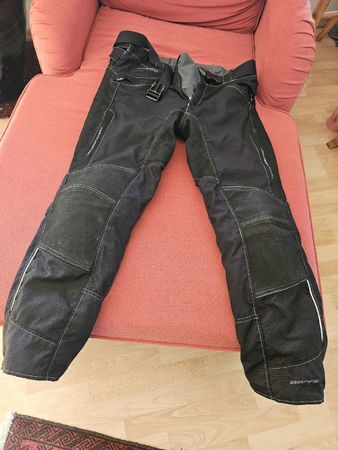 Polo Motorradhose Herren SympaTex Grösse XL kurz schwarz