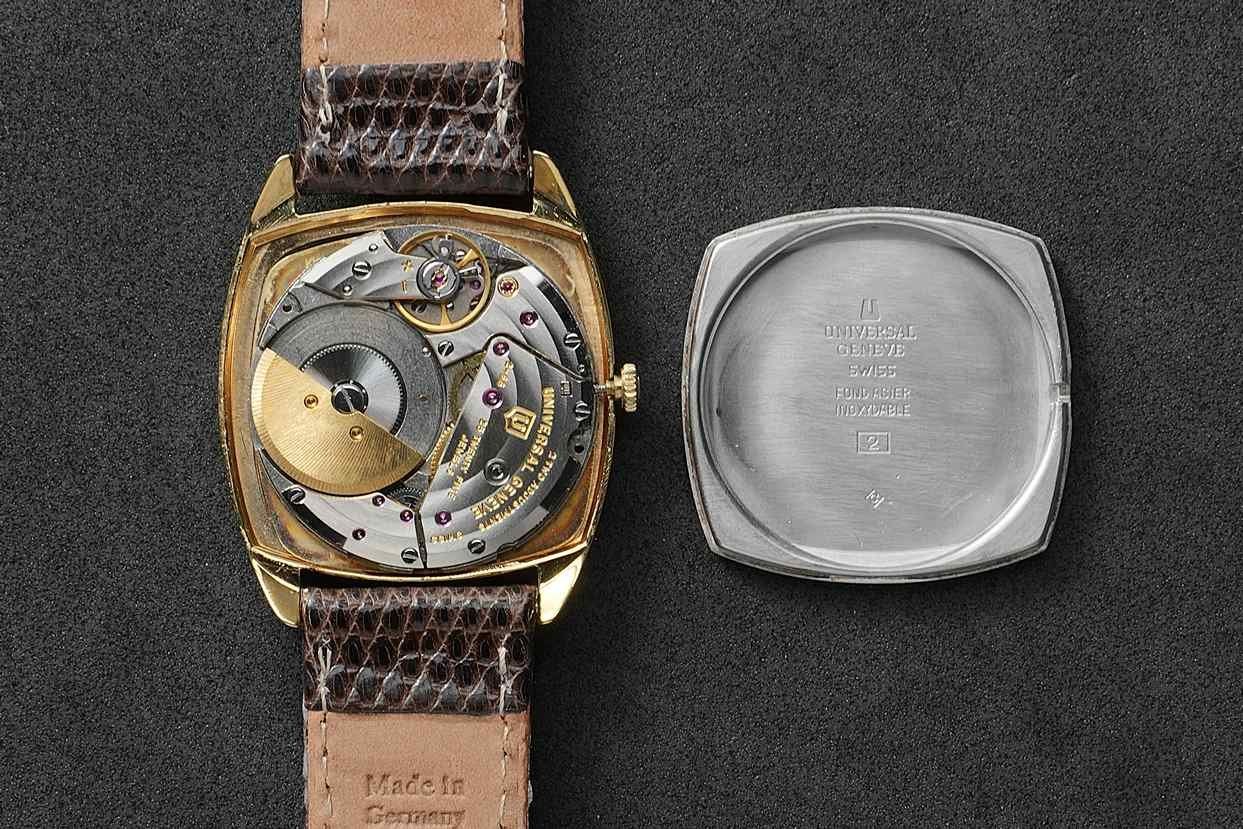 Universal Genève Orologi: Universal Genève Gilt Shadow ultra slim, Micro-Rotor – Usato da Luzern venduto da ChronoScope6004 3