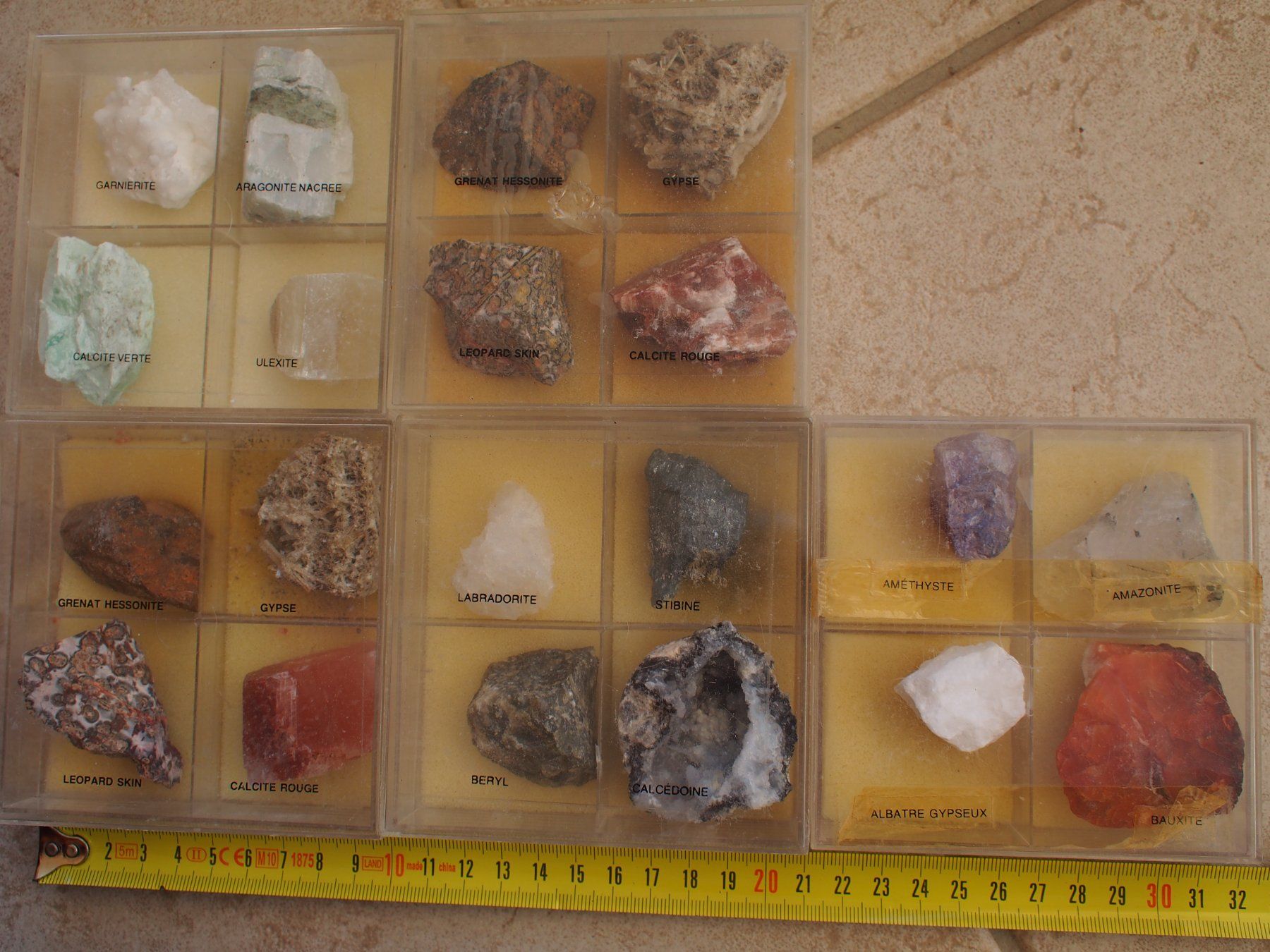 Minerali & Pietre curative: 3. lot de pierres diverses 20 sortes – Usato da Ovronnaz venduto da Etagne68 2