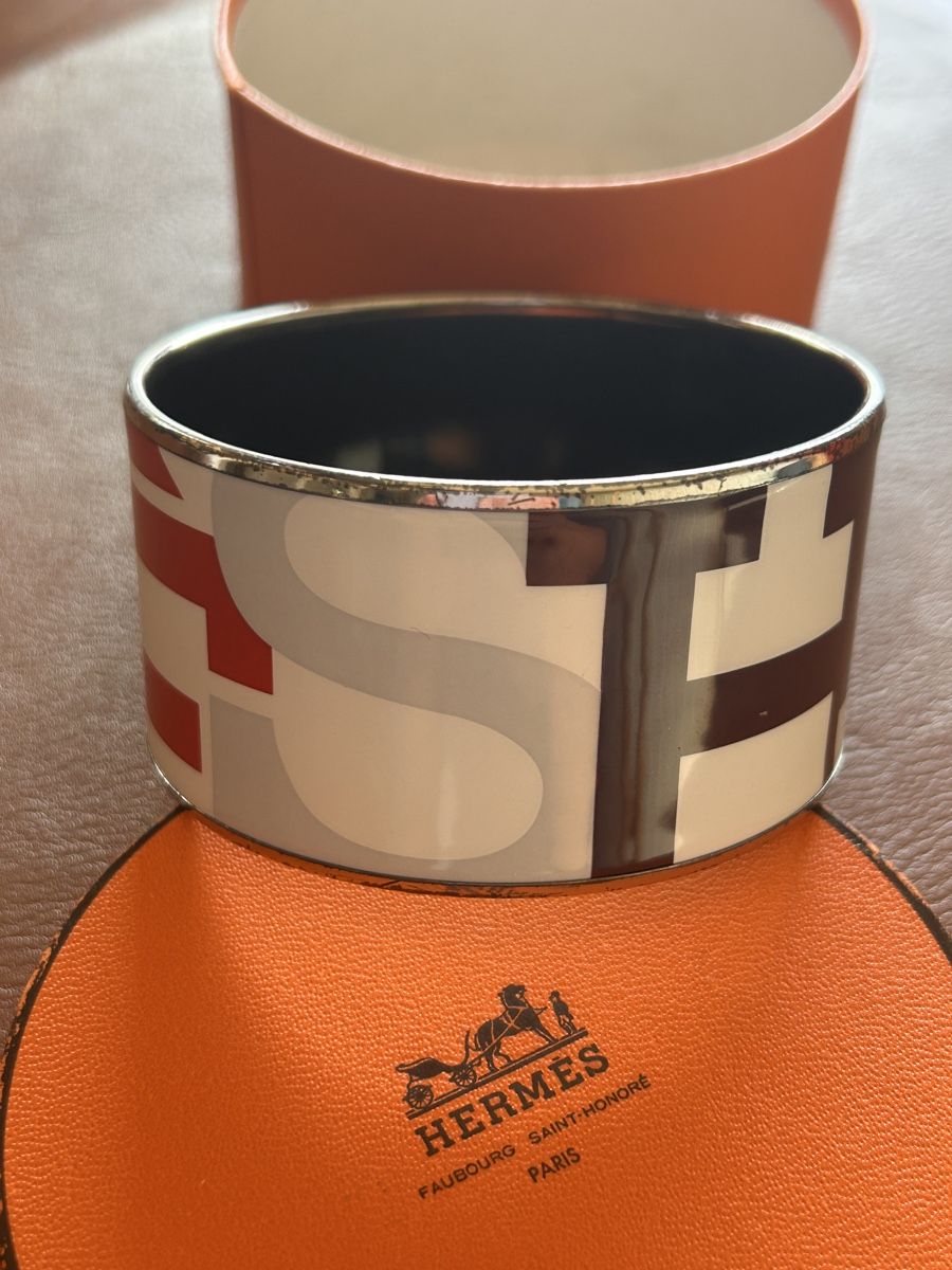 Hermès Armbänder & -reifen: bracelet jonc en émail Hermès – Gebraucht aus St-Cergue von pinkgreen 3