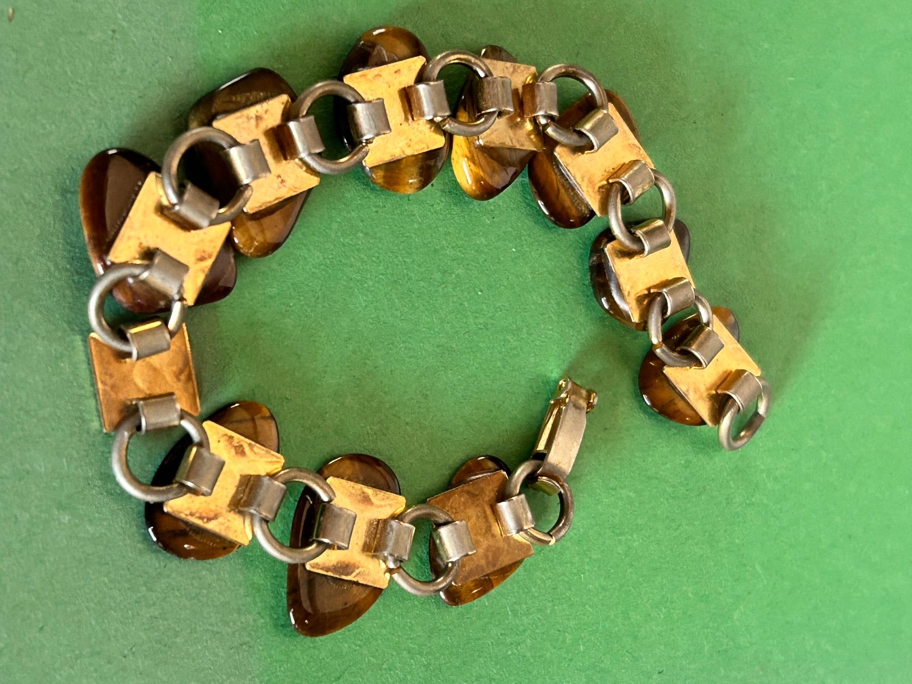 Bracciali & Braccialetti: Armband Tiger Auge vergoldet – Usato da Laufen venduto da Bellavitaboom 4