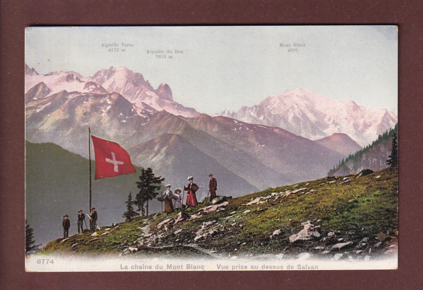 Cartoline postali: Au-dessus de SALVAN – Usato da Pully venduto da nicecards