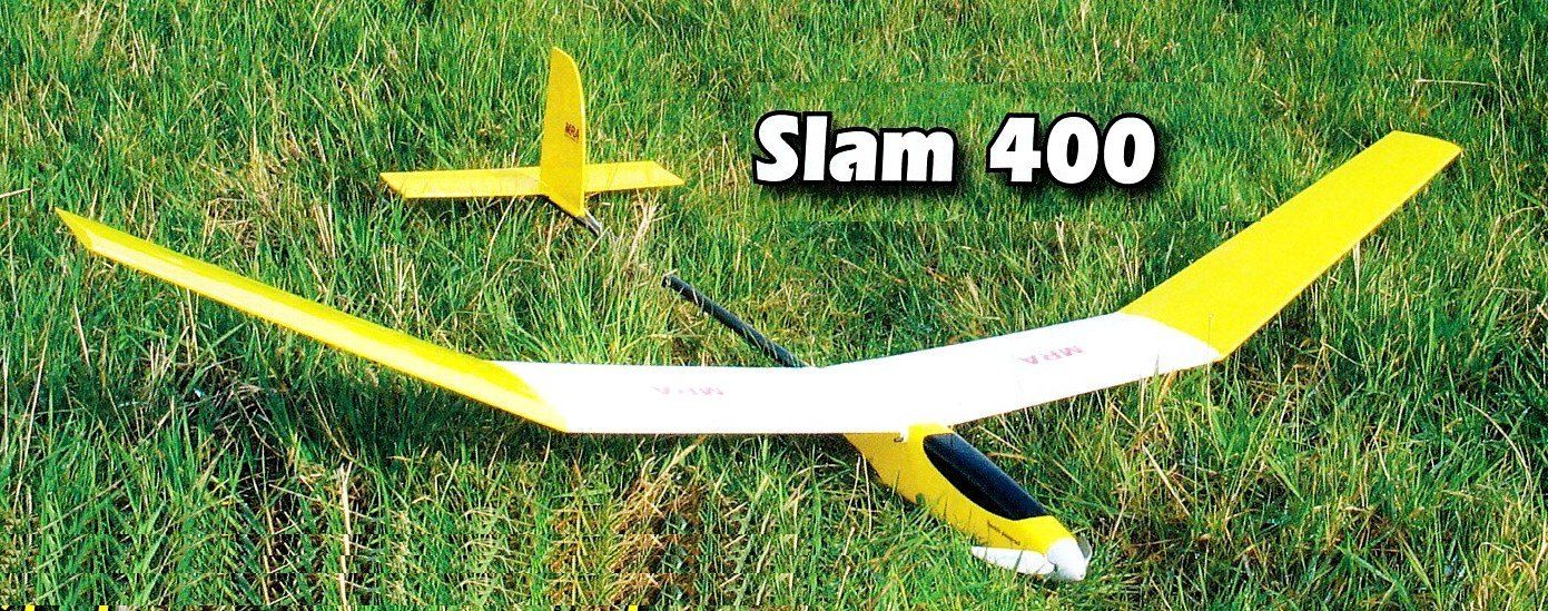 Modellismo RC: Bauplan RCSegler Plan Planeur éléctrique débutant "SLAM 400" – Usato da Genève venduto da Hucotra