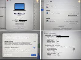 Apple MacBook Air M1 (2020)  13,3 Retina  256 GB SSD