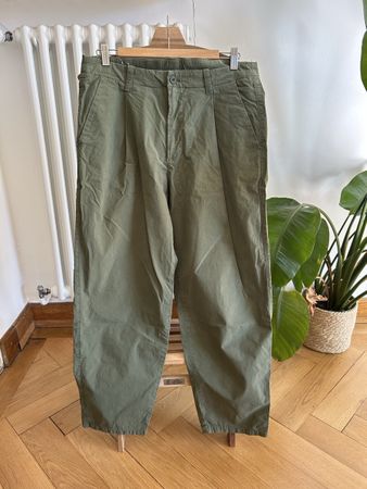 Pantalon homme Zara kaki coupe droite taille 42