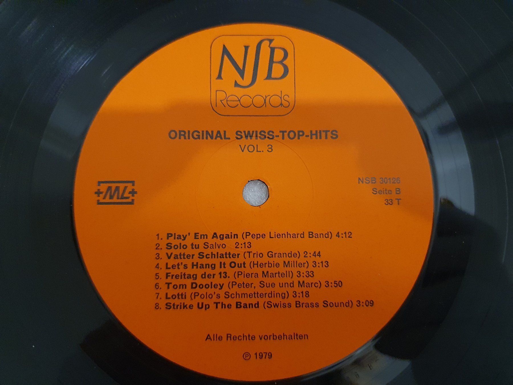 Dischi in vinile: Original Swiss-Top-Hits Vol. 3 – Usato da Uster venduto da Vinyl-Leidenschaft 6