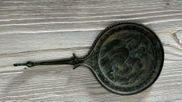 Etruskisch Bronzespiegel mit Ritzzeichnung