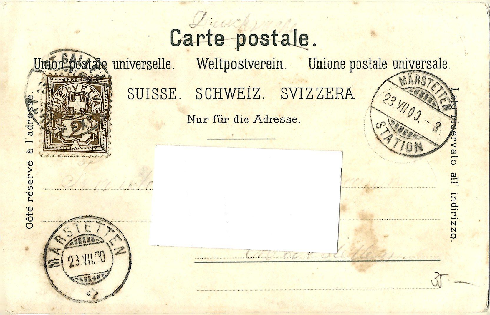 Cartoline postali: Gruss  aus  ST. GALLEN. – Usato da Bütschwil venduto da Jackson1A 1