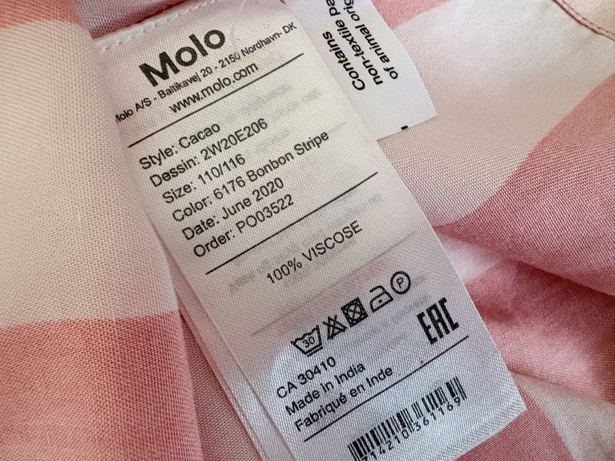Molo Vestiti & Gonne: Molo, Kleid, Gr. 110/116, Viscose – Usato da Zürich venduto da Pokimoki_1 4
