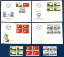 1984 Sondermarken FDC + Viererblock FDC Viererblock Satz ET
