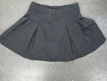 kurzer grauer Rock mit innen Hose