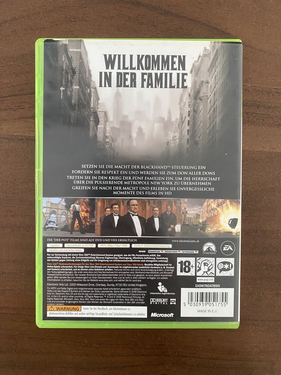 Microsoft Spiele: Der Pate für Xbox 360 – Gebraucht aus Thunstetten von Virus_33 2