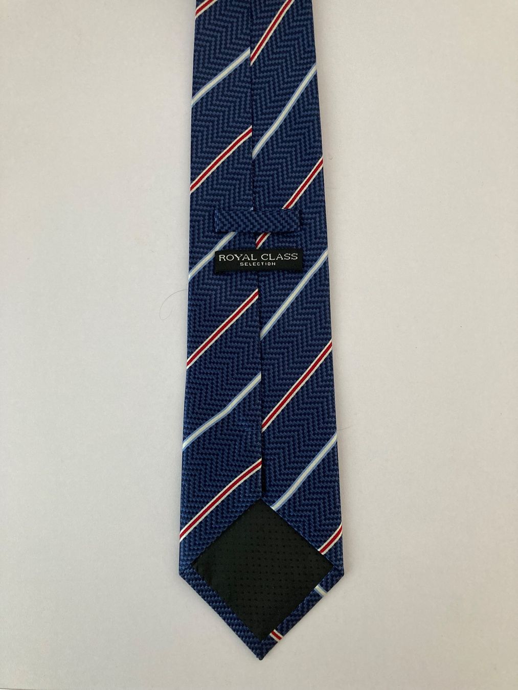 Cravatte: Royal Class Krawatte, blau – Usato da Diepoldsau venduto da mabeapt 1