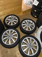 4 Stück Aluminium Felgen mit Winterreifen 5X112