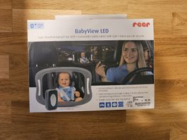 Reer BabyView LED Auto-Rückspiegel mit Licht, neuwertig