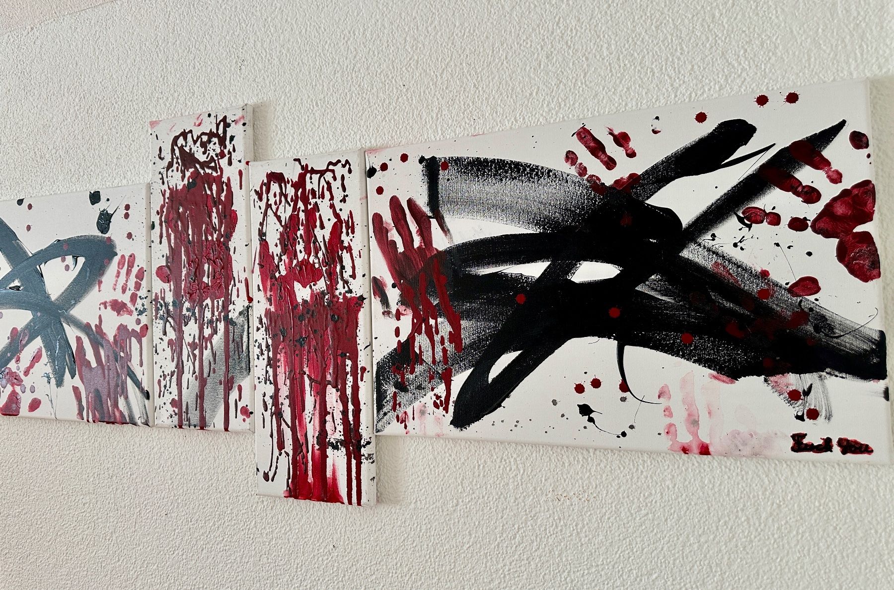 Dipinti: Gemälde Acryl Bild abstrakt moderne Kunst – Usato da Aarburg venduto da Nikys-Woods