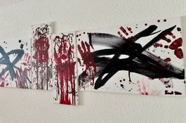 Gemälde Acryl Bild abstrakt moderne Kunst