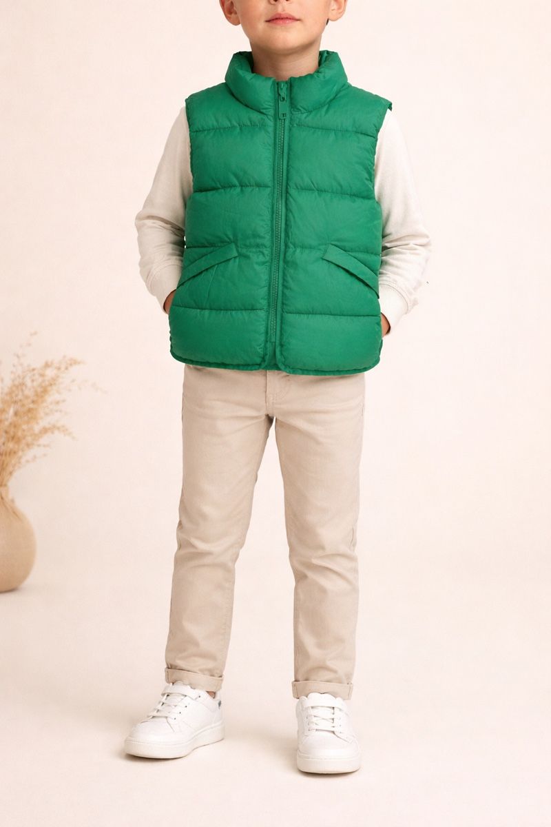 H&M Altro abbigliamento per bambino: DOUDOUNE SANS MANCHES ENFANT VERTE – Nuovo (secondo la descrizione) da Lausanne venduto da mar_6snp
