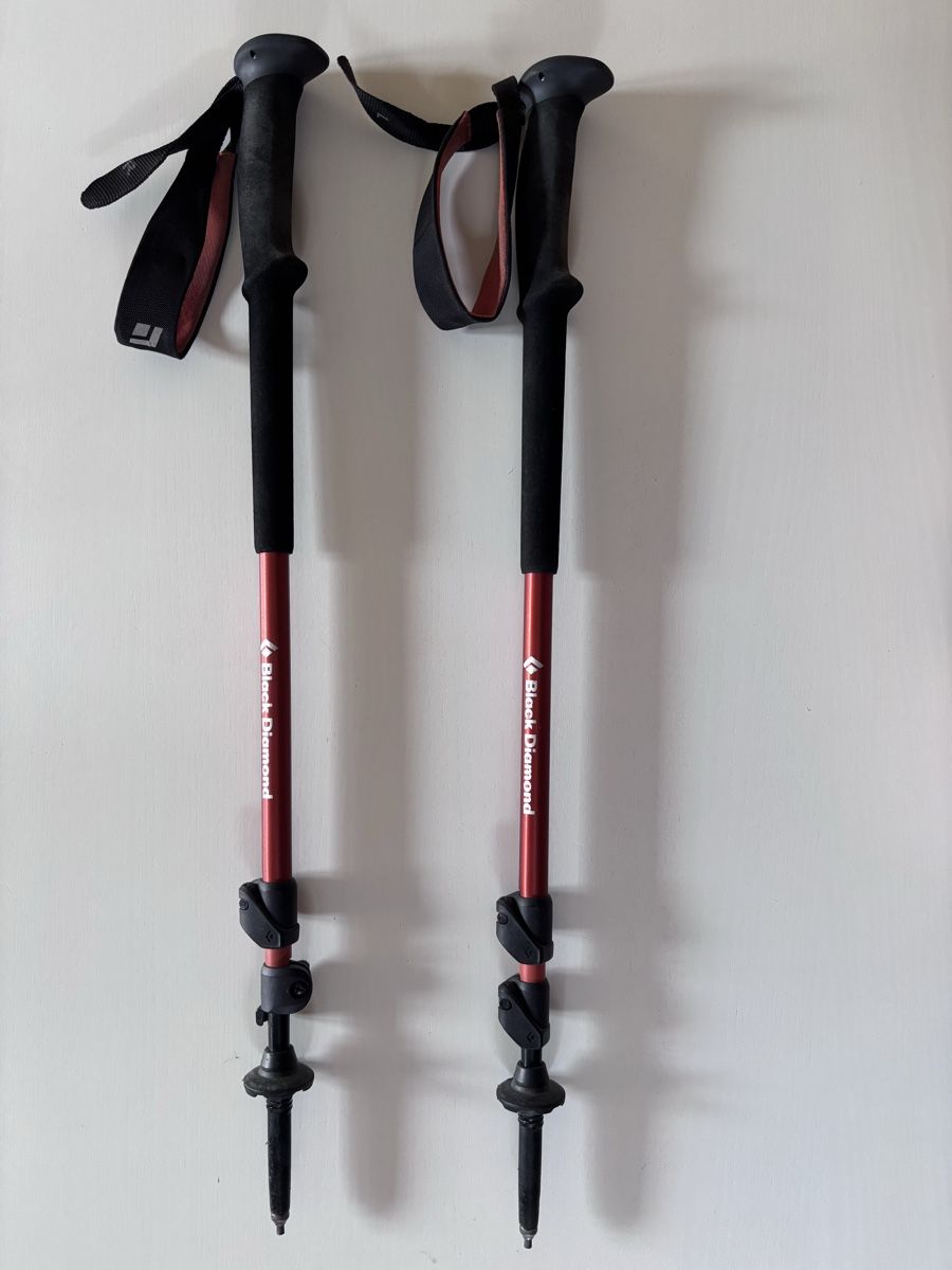 Black Diamond Bastoncini da trekking: Bâtons de marche Black Diamond, modèle: Trail Flicklock – Usato da Chapelle (Glâne) venduto da cle_pjg7