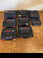 Bosch professionell leere Koffer 8 Stück verschiedene große