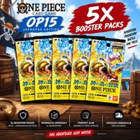 One Piece OP15 – 5 versiegelte Booster Pack