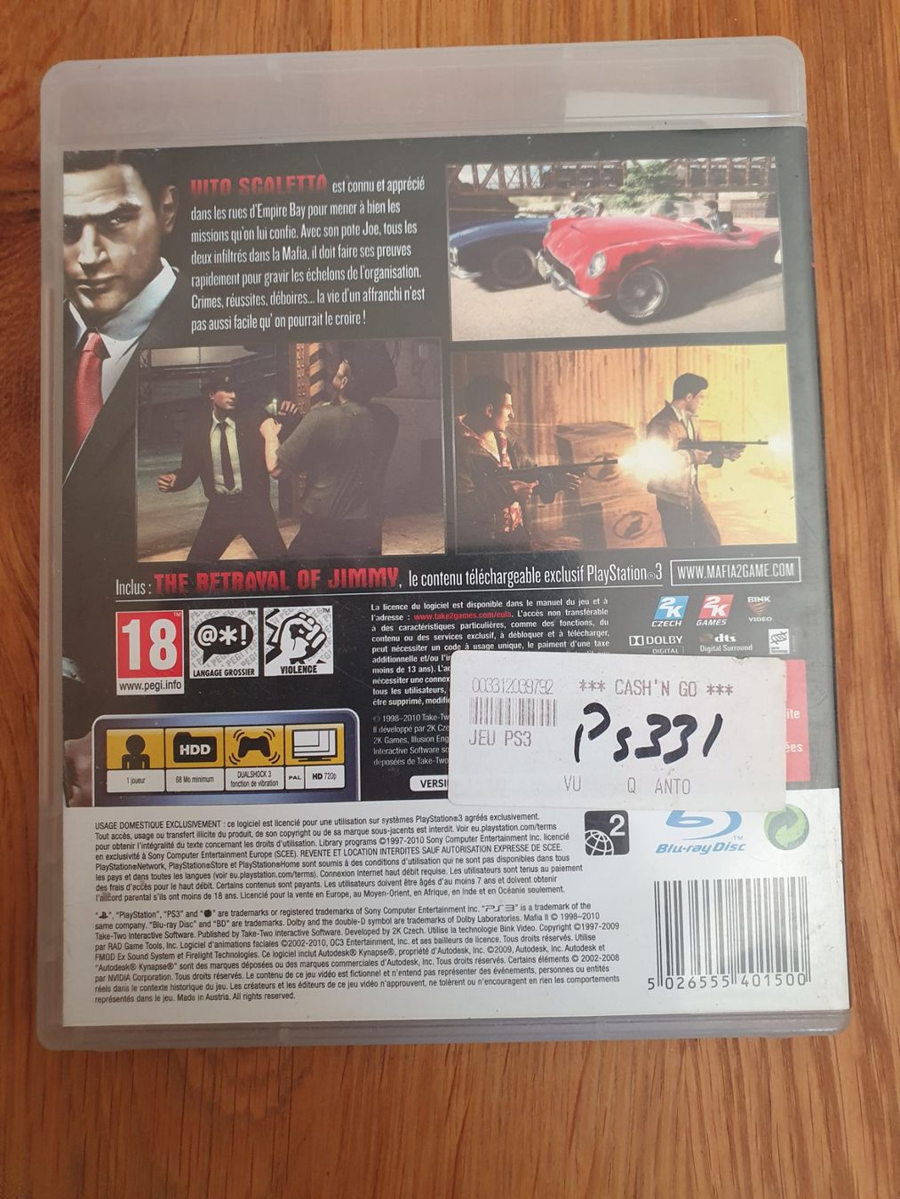 Spiele: Mafia 2 - PS3 – Gebraucht aus Delémont von Satoli 1