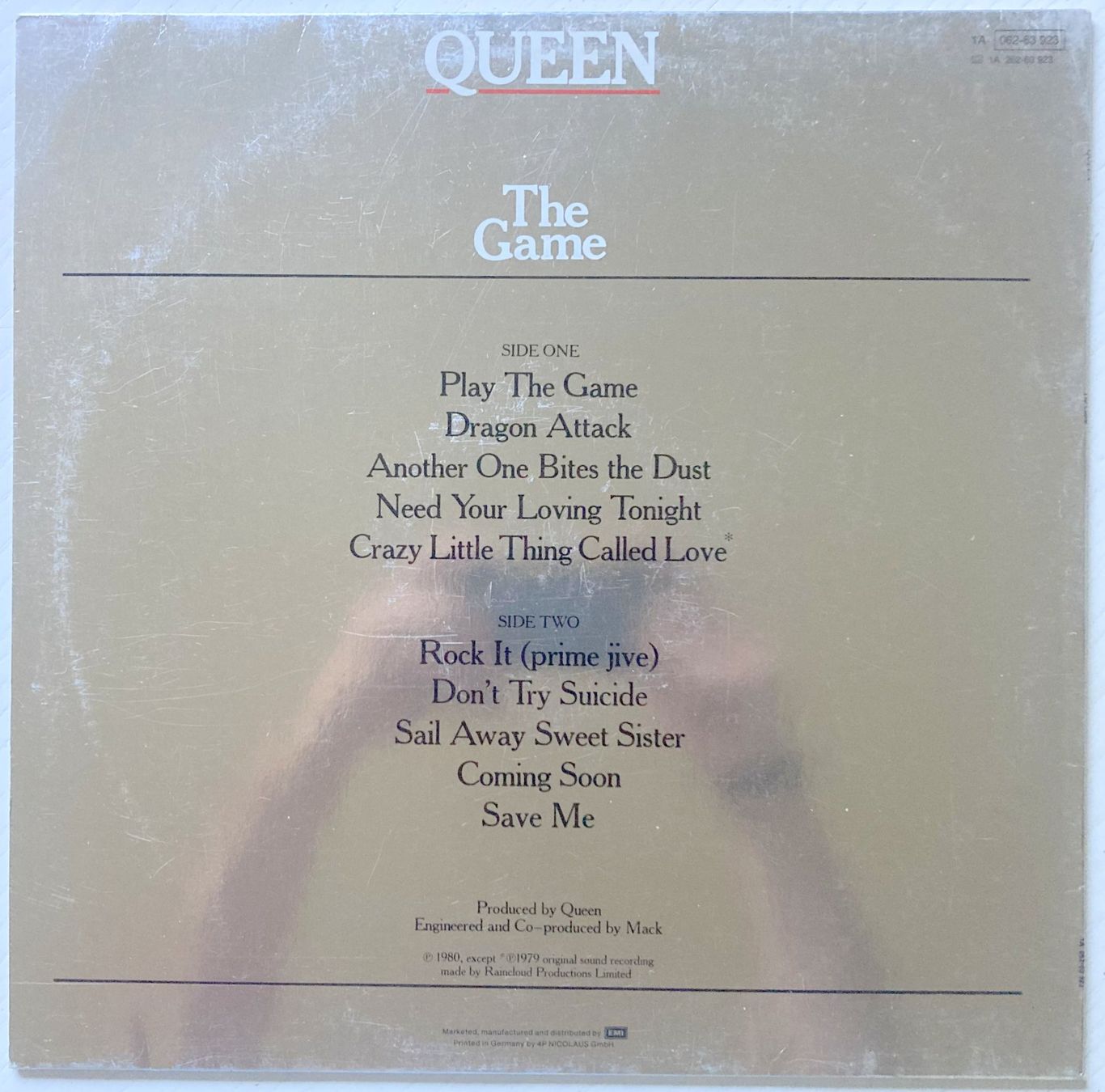 Schallplatten: QUEEN - THE GAME – Gebraucht aus Bottens von hotter-than-hell 1