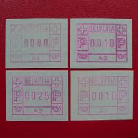 1976, Automatenmarken Nr.1 postfrisch ** Variationen !