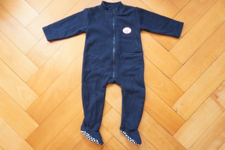 Milou Strampler Fleece dunkelblau Grösse 86/92 - top Zustand