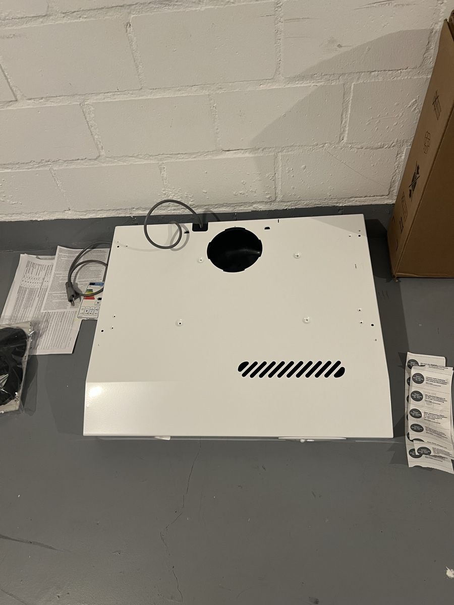 Cappe di aspirazione: Suprex Dunstabzugshaube krea vertice 60cm weiss – Nuovo e nell'imballaggio originale da Möhlin venduto da RBRO25 2