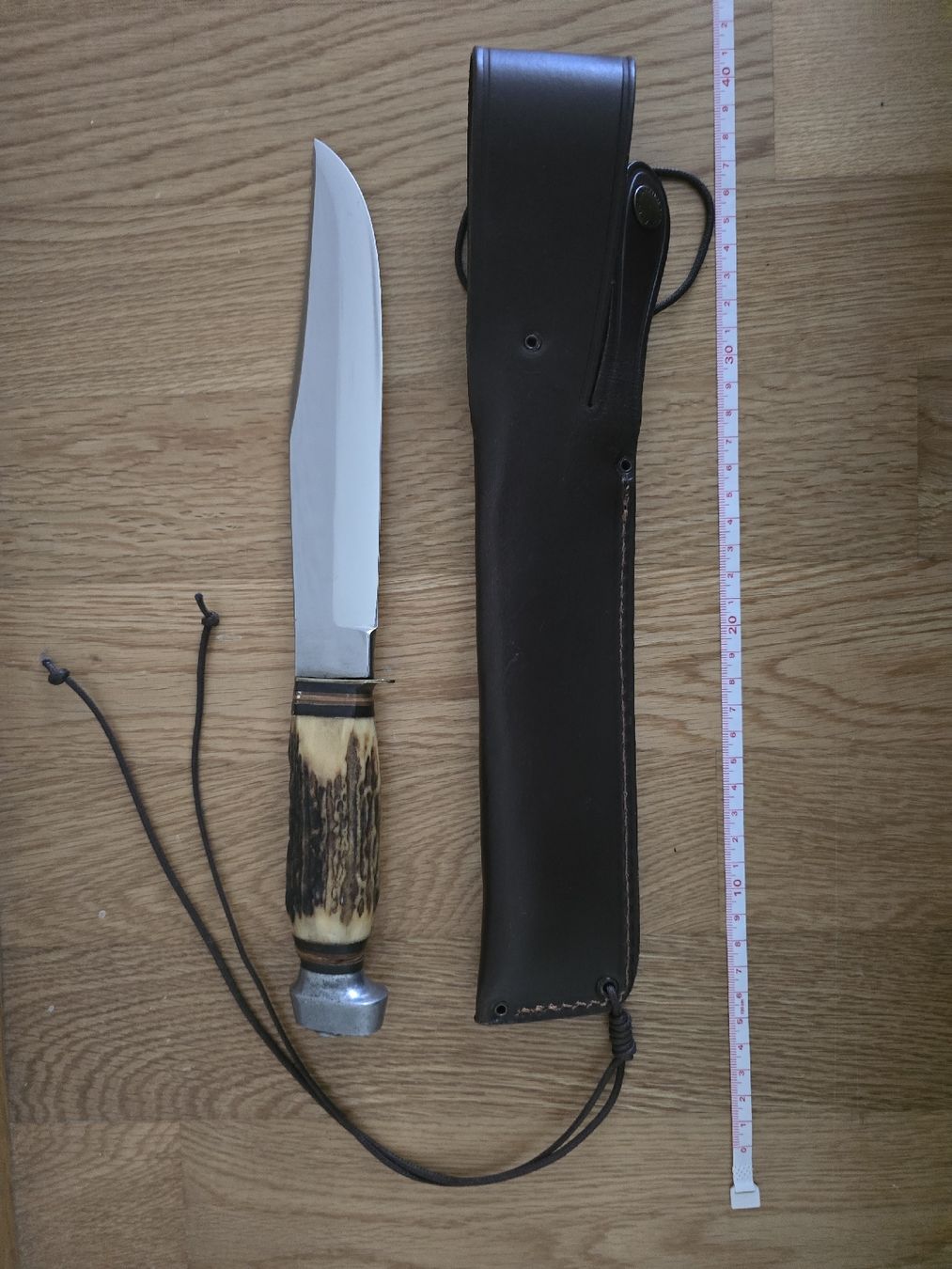 Solingen Accessori: Original Bowie Knife - Solingen mit Puma Lederscheide – Usato da Rotkreuz venduto da Mahkoh 1