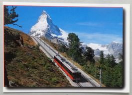 Zermatt 1620 m, Gornergratbahn, Matterhorn