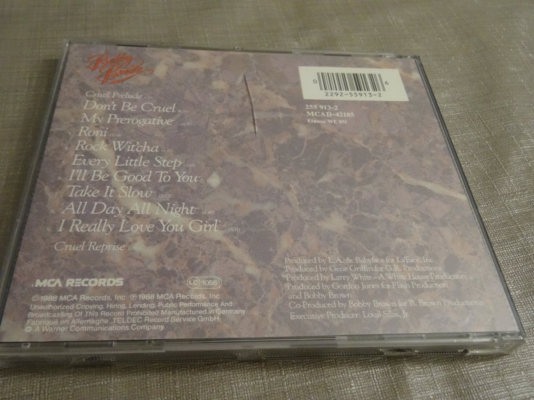 CD: Bobby Brown - Don't Be Cruel CD – Usato da Olten venduto da Disc-Ausverkauf 1
