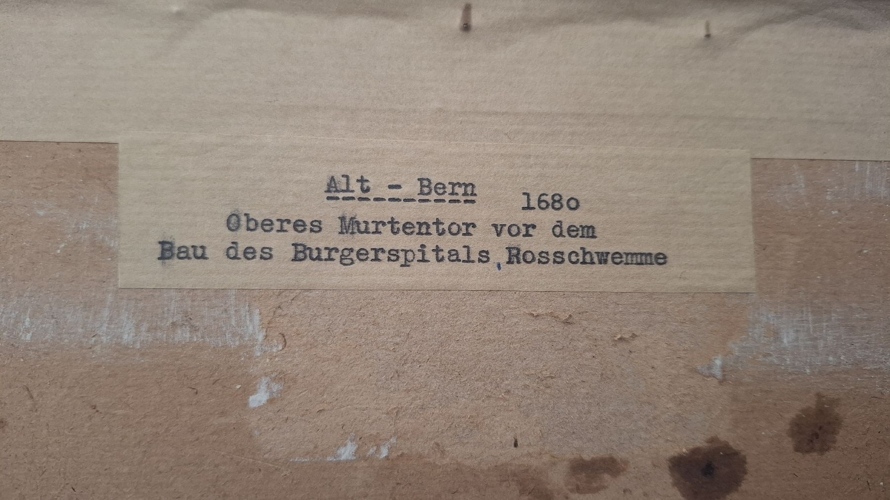 Gemälde: Dipinto antico Alt Bern Schönauer – Gebraucht aus Lengnau BE von jonny12787 3