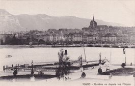 Genève vu depuis les Pâquis N° 10805